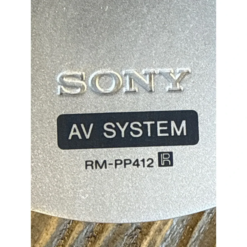 Sony Remote Control RM-PP412 AV System Silver Genuine OEM Tested Working
